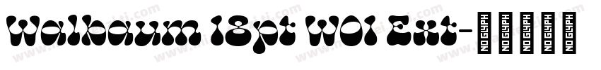 Walbaum 18pt W01 Ext字体转换